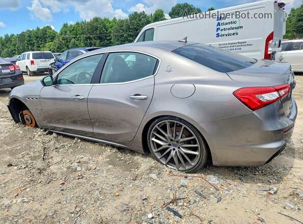 ZAM57XSS4J1304934 2018 MASERATI GHIBLI Gray უკანა მარცხენა