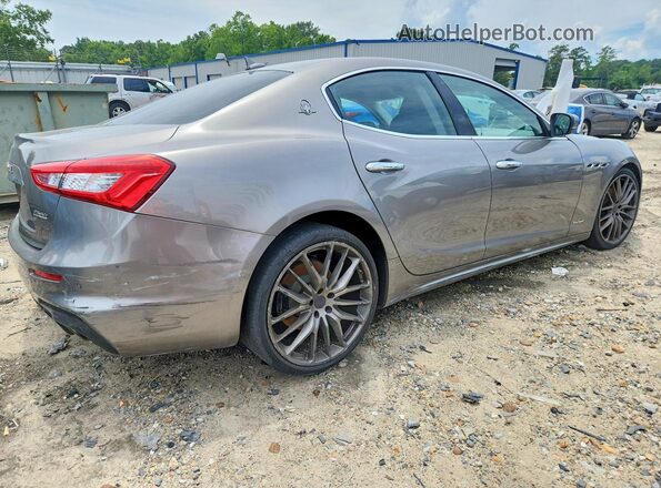 ZAM57XSS4J1304934 2018 MASERATI GHIBLI Gray უკანა მარჯვენა