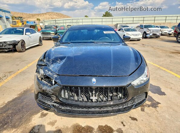 ZAM57XSS9H1249763 2017 MASERATI GHIBLI Black Vista frontal