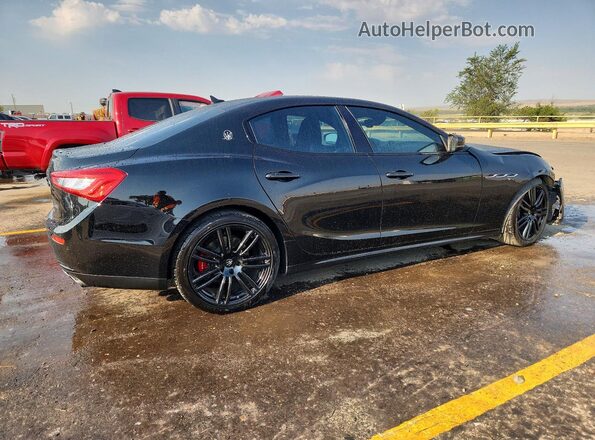 ZAM57XSS9H1249763 2017 MASERATI GHIBLI Black Trasero derecho