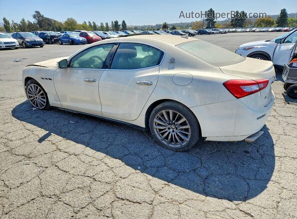 ZAM57YSA8J1300480 2018 MASERATI GHIBLI White Tył lewy