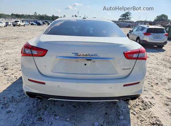 ZAM57YSL3K1326259 2019 MASERATI GHIBLI White უკანა ხედი