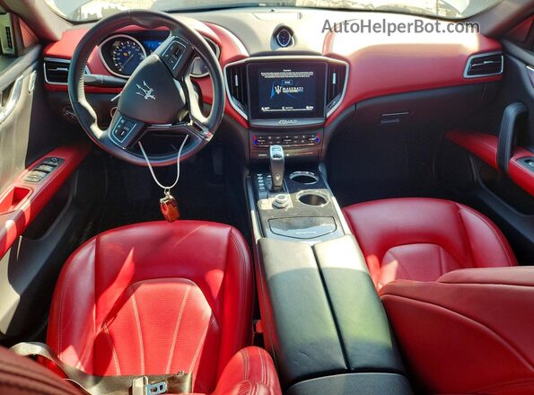 ZAM57YSL3K1326259 2019 MASERATI GHIBLI White წინა პანელის ხედი