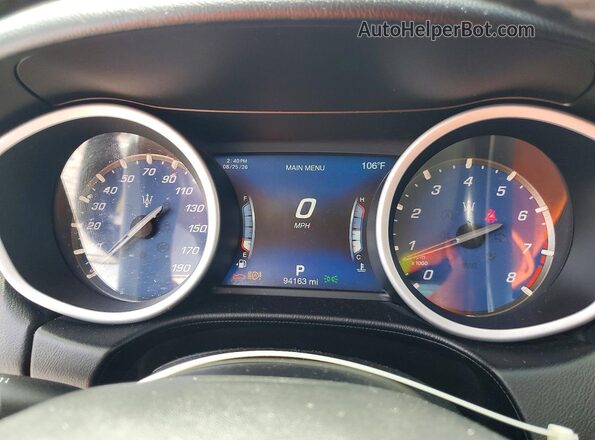 ZAM57YSS4J1281516 2018 MASERATI ALL OTHER Blue Вид задніх сидінь