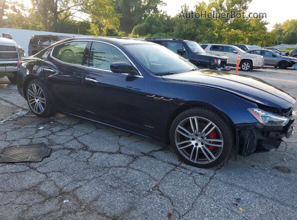 ZAM57YSS4M1369972 2021 MASERATI GHIBLI Blue Передня права чверть