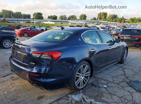 ZAM57YSS4M1369972 2021 MASERATI GHIBLI Blue Задня права чверть