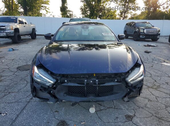 ZAM57YSS4M1369972 2021 MASERATI GHIBLI Blue Вид спереду