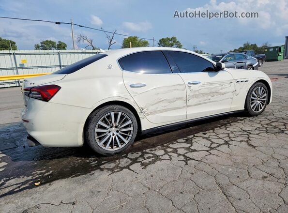 ZAM57YTA0K1336504 2019 MASERATI GHIBLI White Trasero derecho