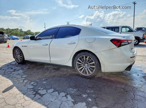 ZAM57YTA0K1336504 2019 MASERATI GHIBLI White Trasero izquierdo