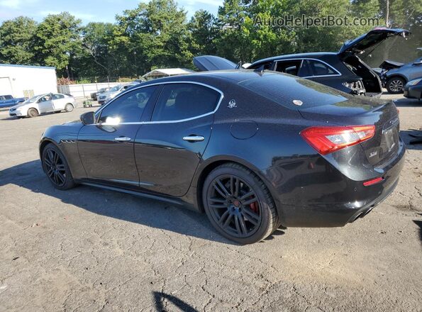 ZAM57YTA1J1269507 2018 MASERATI GHIBLI Black Rear left