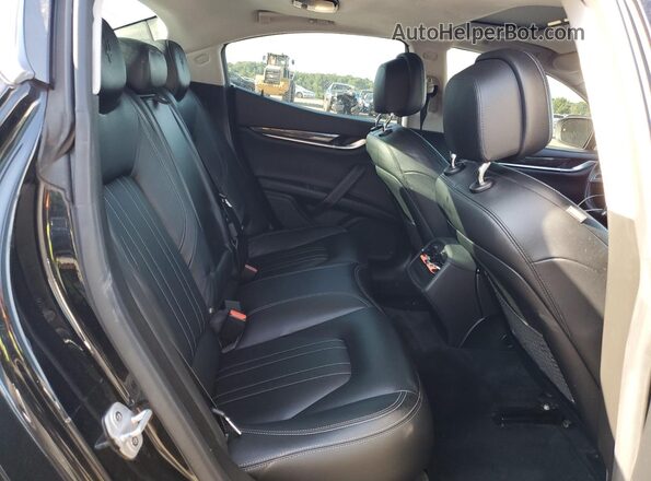 ZAM57YTA1J1269507 2018 MASERATI GHIBLI Black Rear seats view