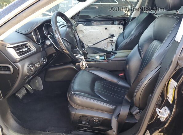 ZAM57YTA1J1269507 2018 MASERATI GHIBLI Black Front interior view