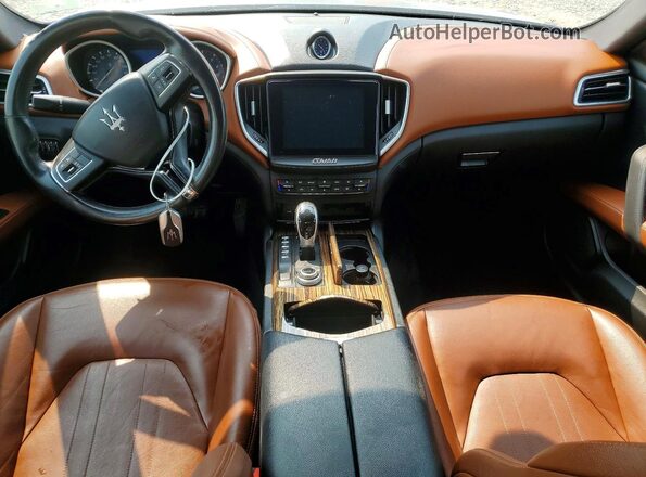 ZAM57YTA4J1270778 2018 MASERATI GHIBLI Blue Widok deski rozdzielczej