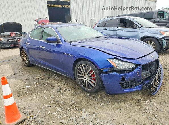 ZAM57YTA4J1270778 2018 MASERATI GHIBLI Blue Przód prawy