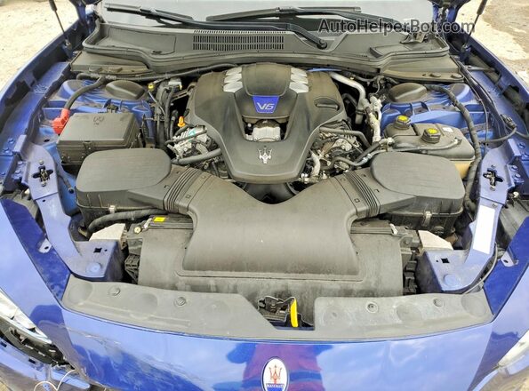ZAM57YTA4J1270778 2018 MASERATI GHIBLI Blue Widok wnętrza z tyłu