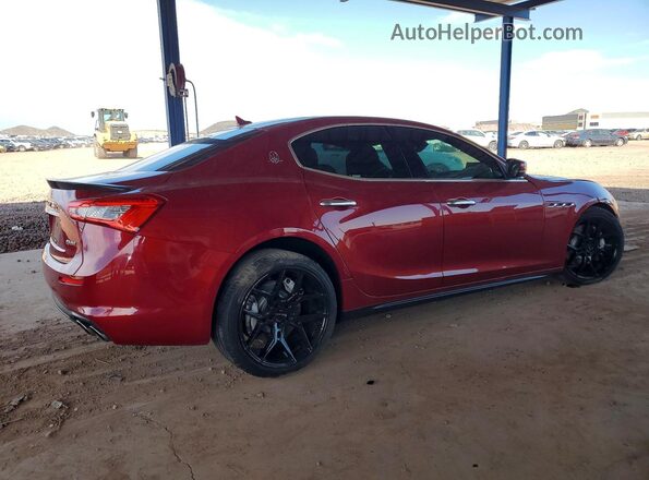 ZAM57YTA6J1296685 2018 MASERATI GHIBLI Красный Задняя правая четверть