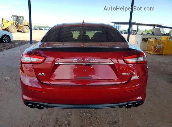 ZAM57YTA6J1296685 2018 MASERATI GHIBLI Красный Вид сзади