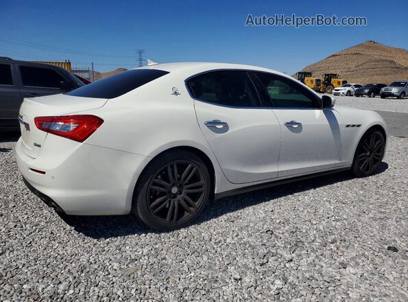 ZAM57YTA7J1292533 2018 MASERATI GHIBLI White Tył prawy