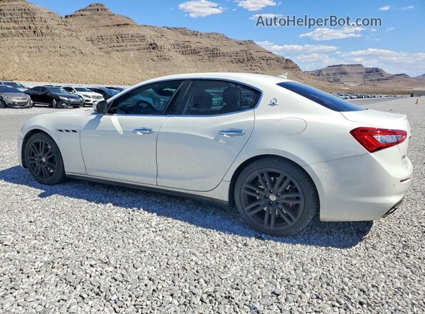 ZAM57YTA7J1292533 2018 MASERATI GHIBLI White Tył lewy