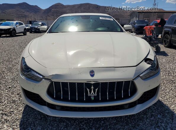 ZAM57YTA7J1292533 2018 MASERATI GHIBLI White Widok z przodu