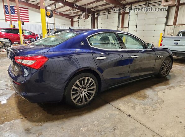 ZAM57YTAXK1313232 2019 MASERATI GHIBLI Blue Rear right