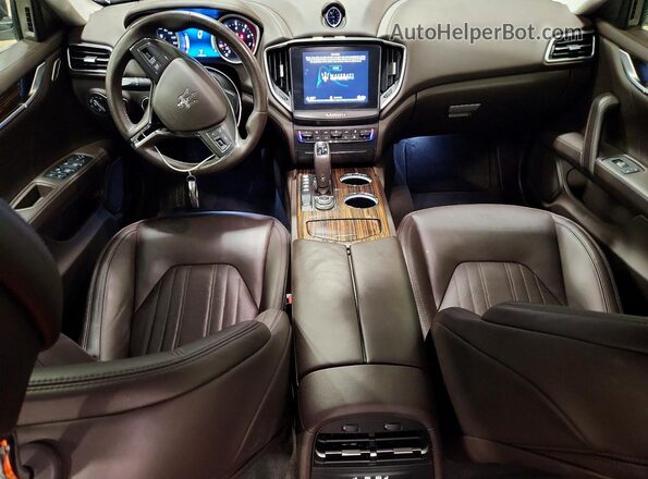 ZAM57YTAXK1313232 2019 MASERATI GHIBLI Blue Dashboard view