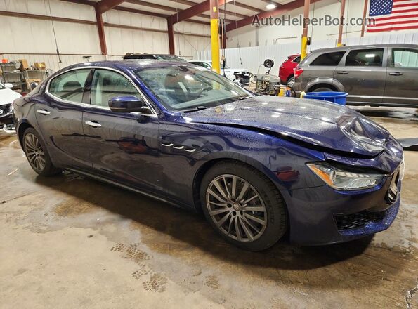 ZAM57YTAXK1313232 2019 MASERATI GHIBLI Blue Front right