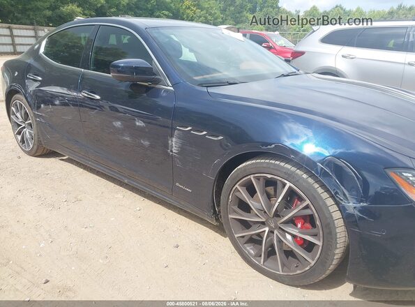 ZAM57YTL1K1322130 2019 MASERATI GHIBLI Blue Front view