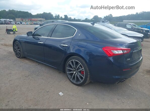 ZAM57YTL1K1322130 2019 MASERATI GHIBLI Blue Rear left