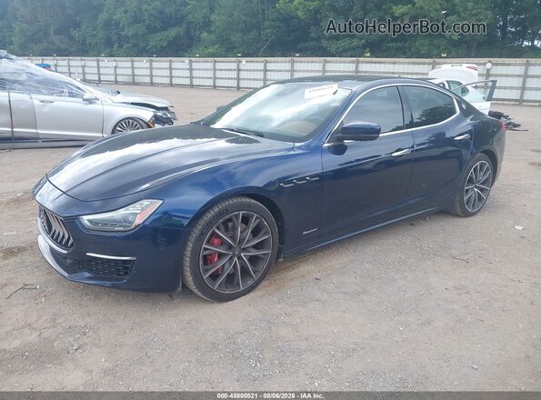 ZAM57YTL1K1322130 2019 MASERATI GHIBLI Blue Front left