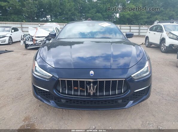 ZAM57YTL1K1322130 2019 MASERATI GHIBLI Blue Instrument cluster view