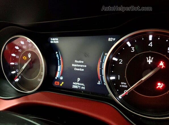 ZAM57YTM9NX399774 2022 MASERATI GHIBLI White Սարքավորումների վահանակի տեսք