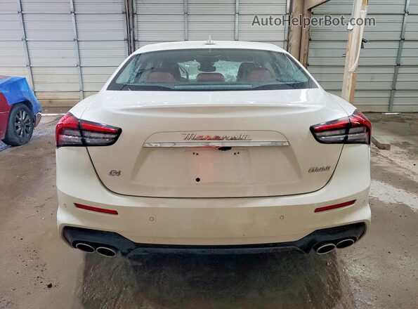 ZAM57YTM9NX399774 2022 MASERATI GHIBLI White Հետևի տեսք