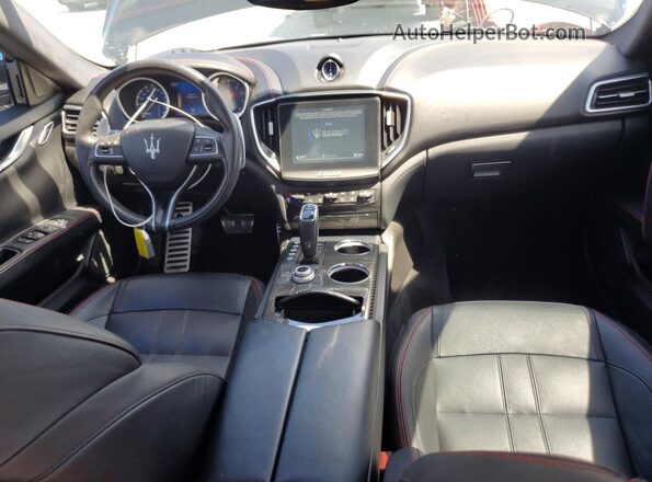 ZAM57YTS3K1315932 2019 MASERATI GHIBLI Black წინა პანელის ხედი