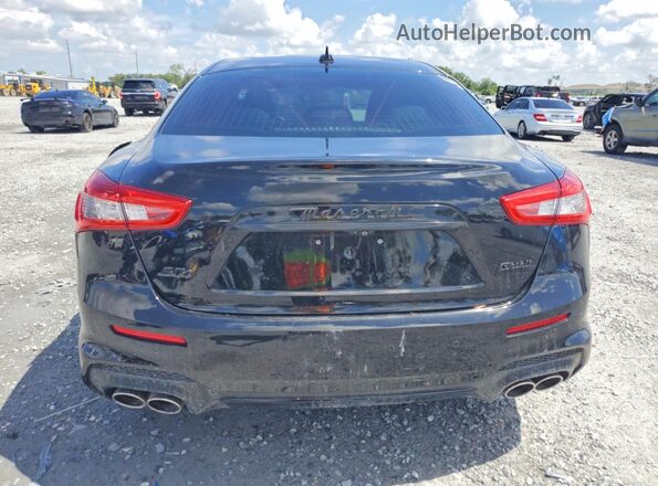 ZAM57YTS3K1315932 2019 MASERATI GHIBLI Black უკანა ხედი