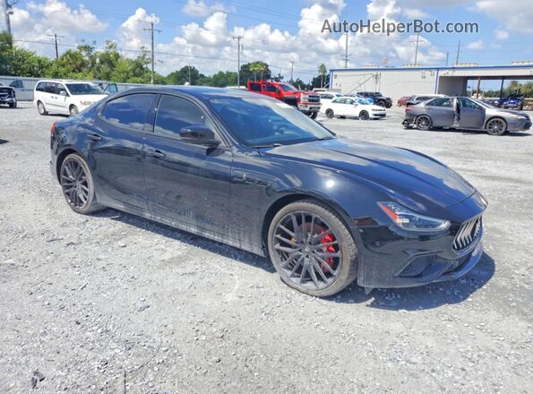 ZAM57YTS3K1315932 2019 MASERATI GHIBLI Black წინა მარჯვენა