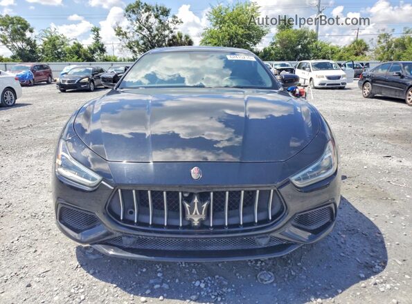 ZAM57YTS3K1315932 2019 MASERATI GHIBLI Black წინა ხედი