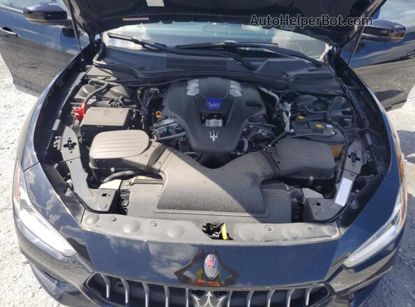 ZAM57YTS3K1315932 2019 MASERATI GHIBLI Black უკანა სალონის ხედი