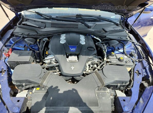 ZAM57YTS8J1290914 2018 MASERATI GHIBLI Blue VIN sticker view