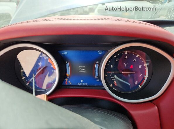 ZAM57YTS8J1290914 2018 MASERATI GHIBLI Blue Rear interior view