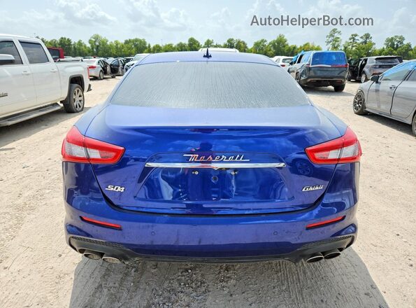 ZAM57YTS8J1290914 2018 MASERATI GHIBLI Blue Dashboard view