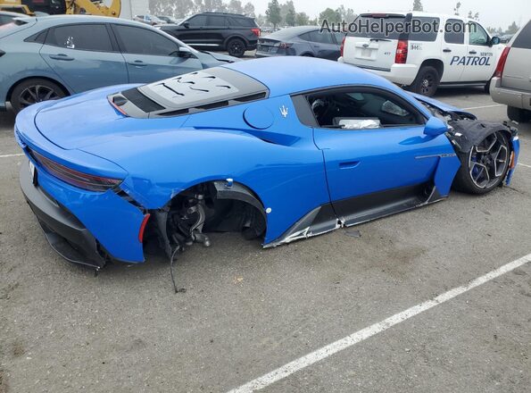 ZAMBMRAB9P0422078 2023 MASERATI MC20 Синий Задняя правая четверть