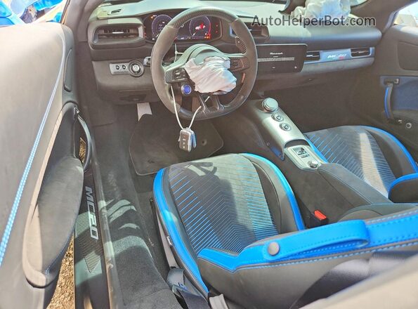 ZAMBMRAB9P0422078 2023 MASERATI MC20 Синий Вид панели приборов