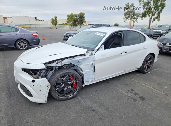 ZARFAEAV2J7583572 2018 ALFA ROMEO GIULIA White უკანა მარცხენა