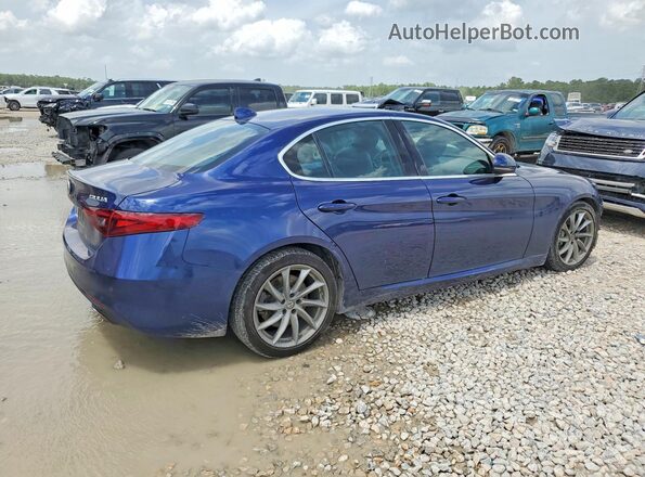 ZARFAEBN9J7583552 2018 ALFA ROMEO GIULIA Blue Rear right