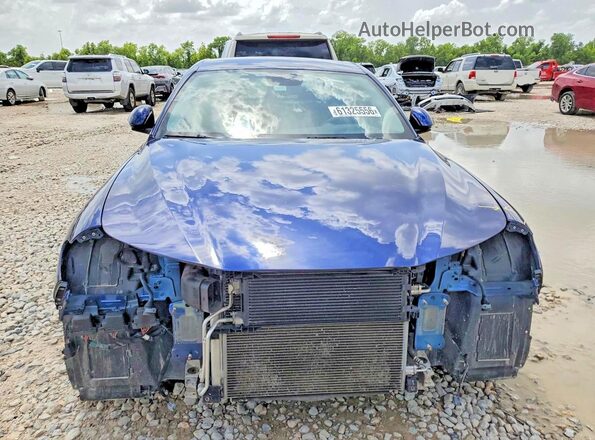ZARFAEBN9J7583552 2018 ALFA ROMEO GIULIA Blue Front view