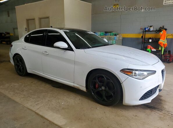 ZARFAECN0H7542316 2017 ALFA ROMEO GIULIA White Передня права чверть