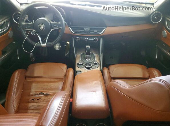 ZARFAECN0H7542316 2017 ALFA ROMEO GIULIA White Вид панелі приладів