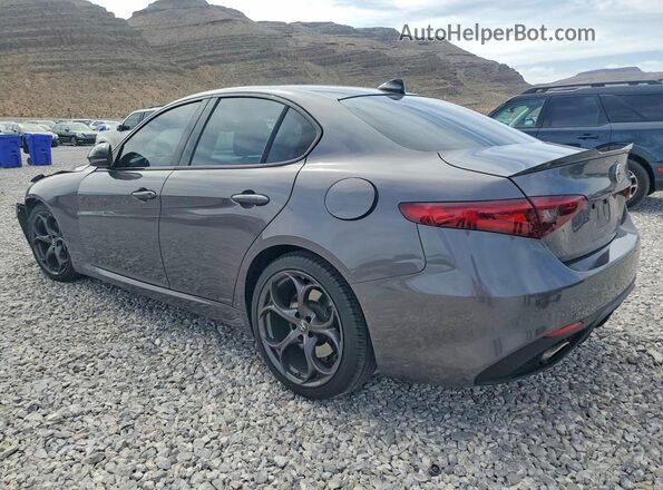 ZARFAECN2J7599493 2018 ALFA ROMEO GIULIA Gray Tył lewy