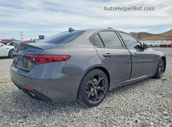 ZARFAECN2J7599493 2018 ALFA ROMEO GIULIA Gray Tył prawy